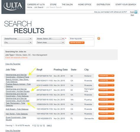 They want to get to know you and who you are. . Ulta positions